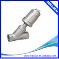 Two-way Double Actuator Piston-Operated Angle Seat Valve With Plastic Head
